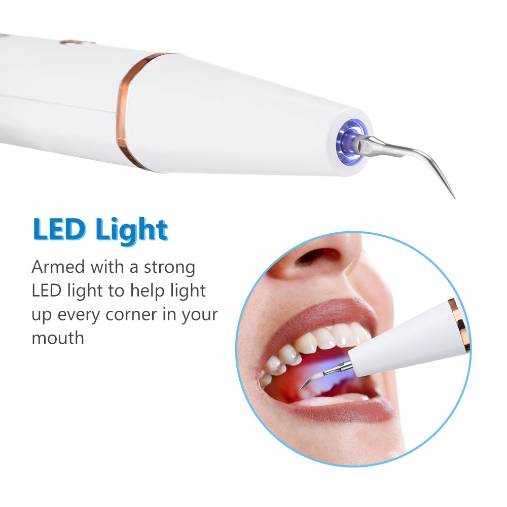 Intelligent Ultrasonic Tooth Cleaner with 3 Speed Settings