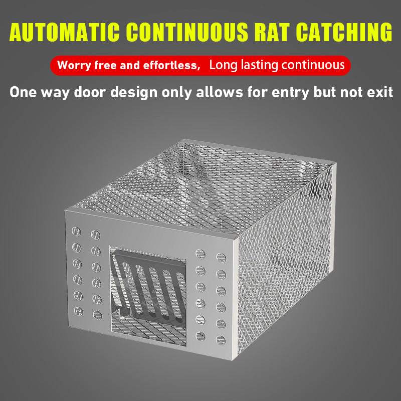 Mouse Cage Fully Automatic Mouse Trap Mouse Cage Capture Mouse Clamp Artifact to Kill Household Indoor Mouse Continuous Cycle - Korvel