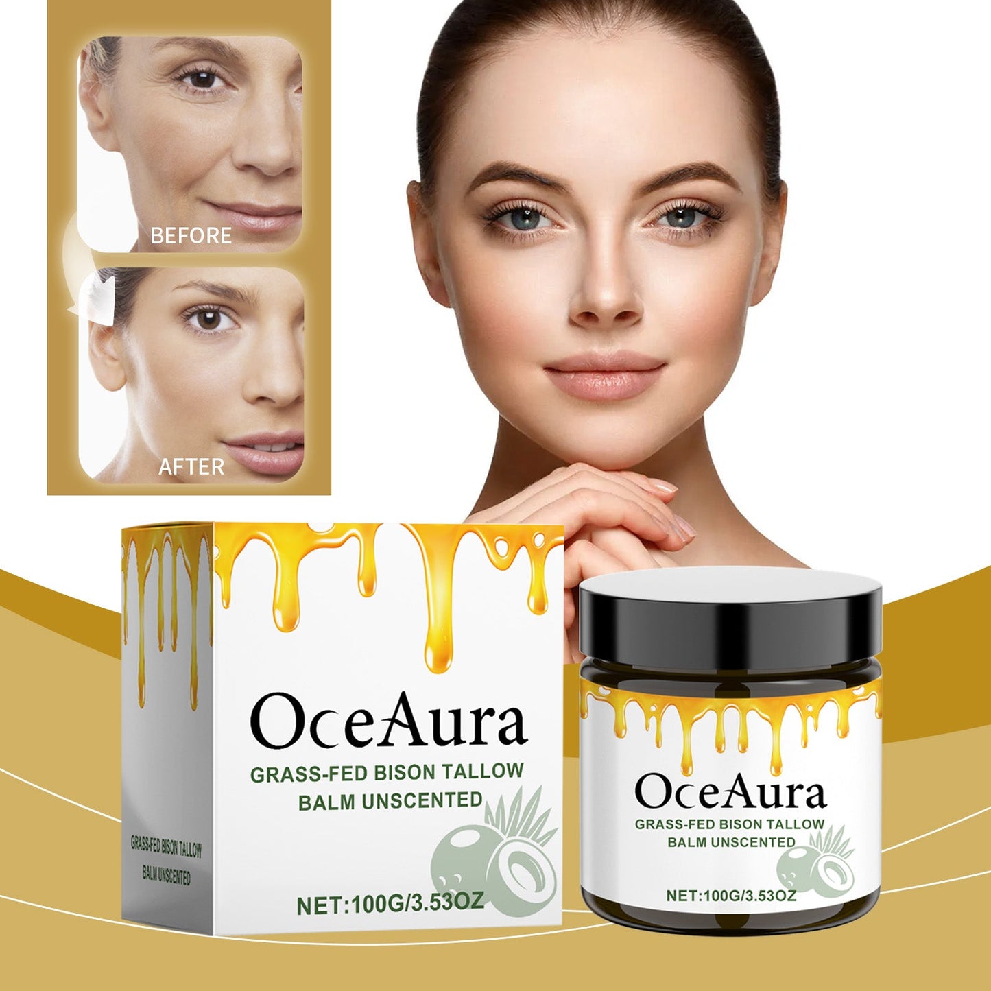 Honey Butter Moisturizer, Moisturizer Moisturizes Skin To Keep It Hydrated Apply Massage Skin Cream - Korvel
