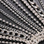 European and American style tassel hair chain punk style metal chain rhinestone hair accessory exaggerated headband hair chain - Korvel