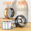 Smart Ring Blood Pressure Sleep Monitoring Waterproof Sports Fitness Tracker Military Grades Titanium Steel Shell SmartRing - Korvel