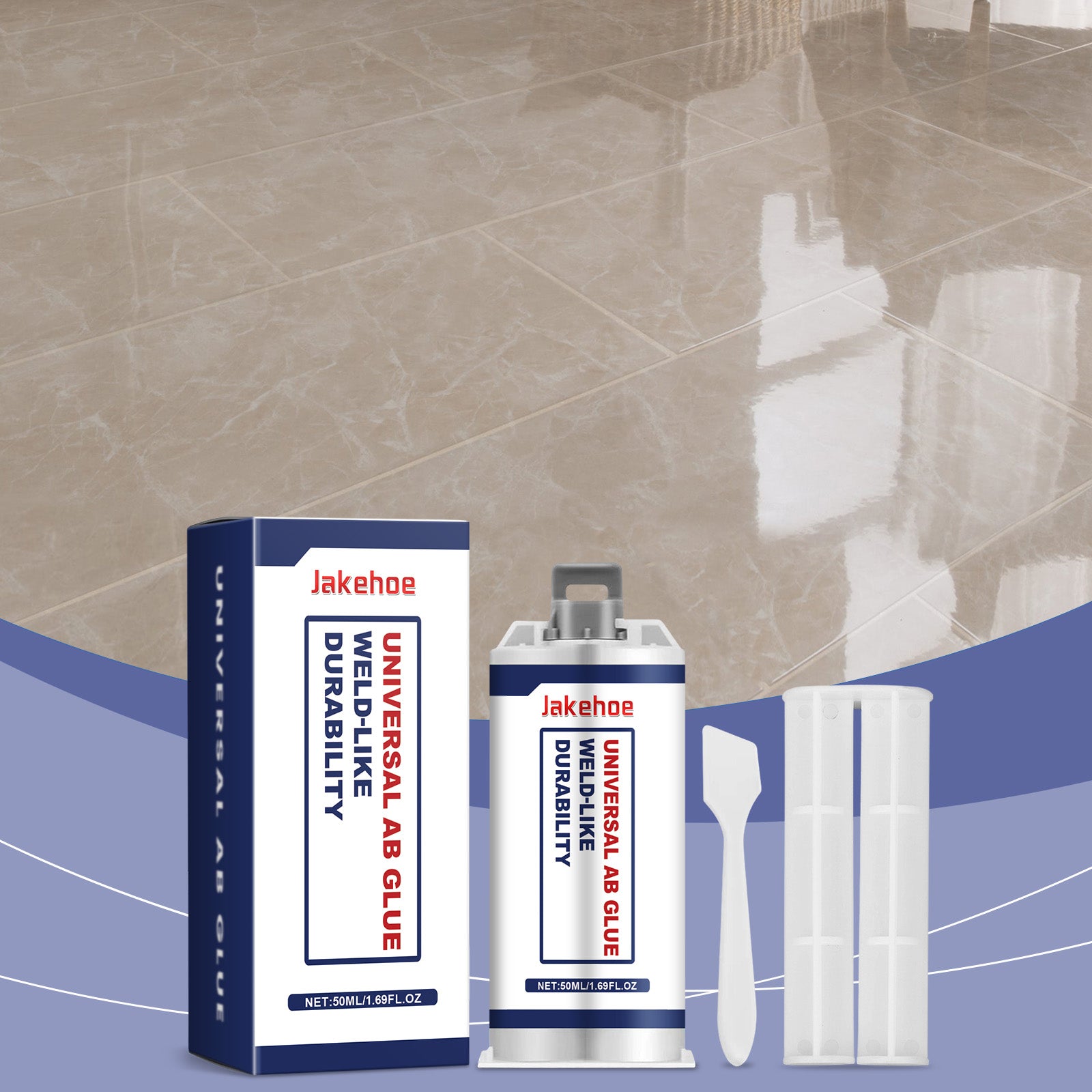 Universal Ab Adhesive, Crack Repair Bonded Tile Bath Scratch Crack Repair Waterproof And Leak Proof Adhesive - Korvel