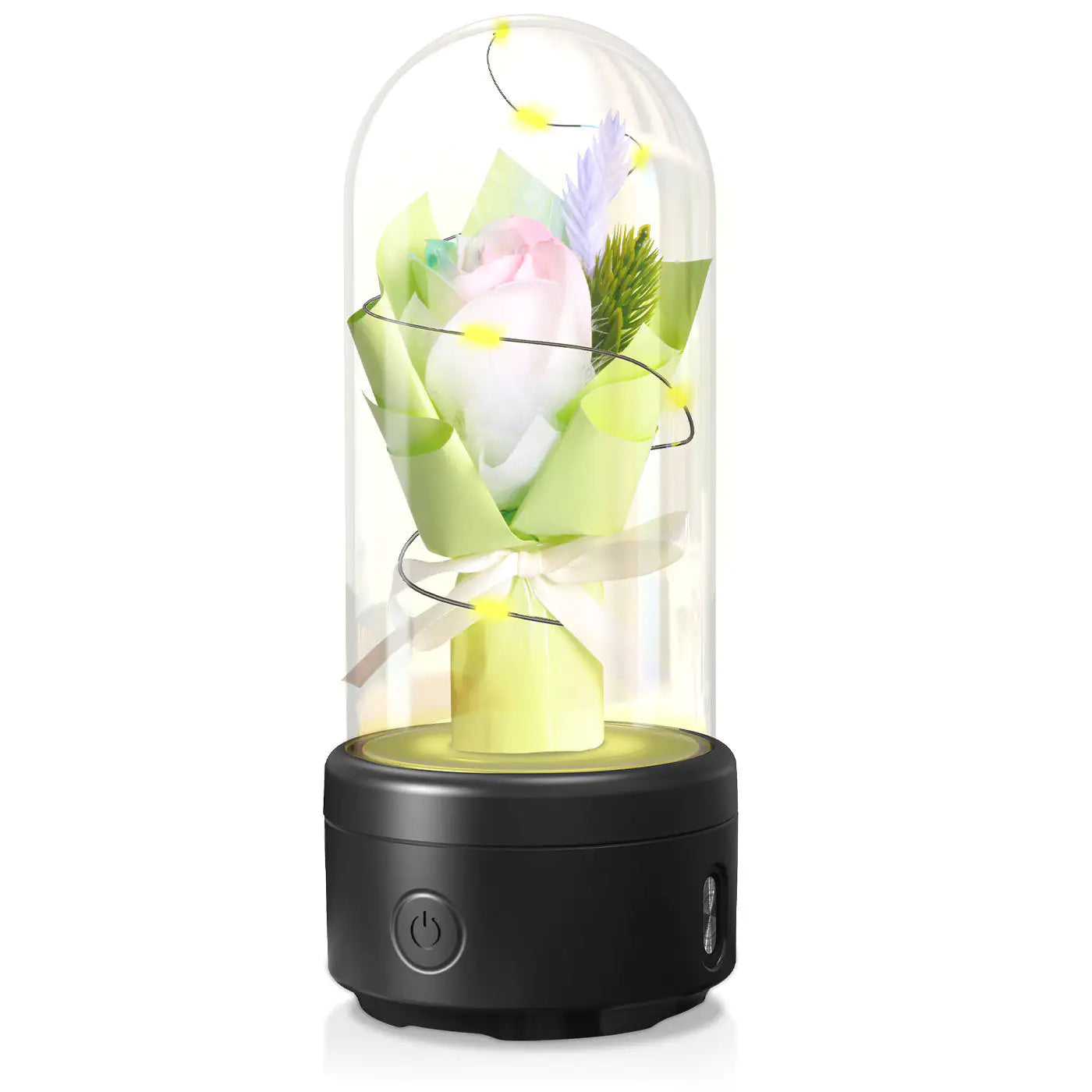 Lumière LED Bouquet 2-en-1 Créative et Haut-Parleur Bluetooth