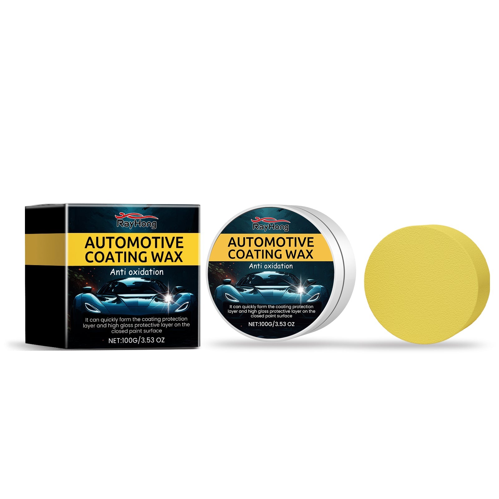 Automotive Scratch Coating Paste, Car Paint Polishing Maintenance Antifouling Repair Paint Decontamination Wax - Korvel