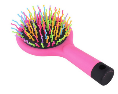 Rainbow Volume Anti-Static Detangler Hairbrush