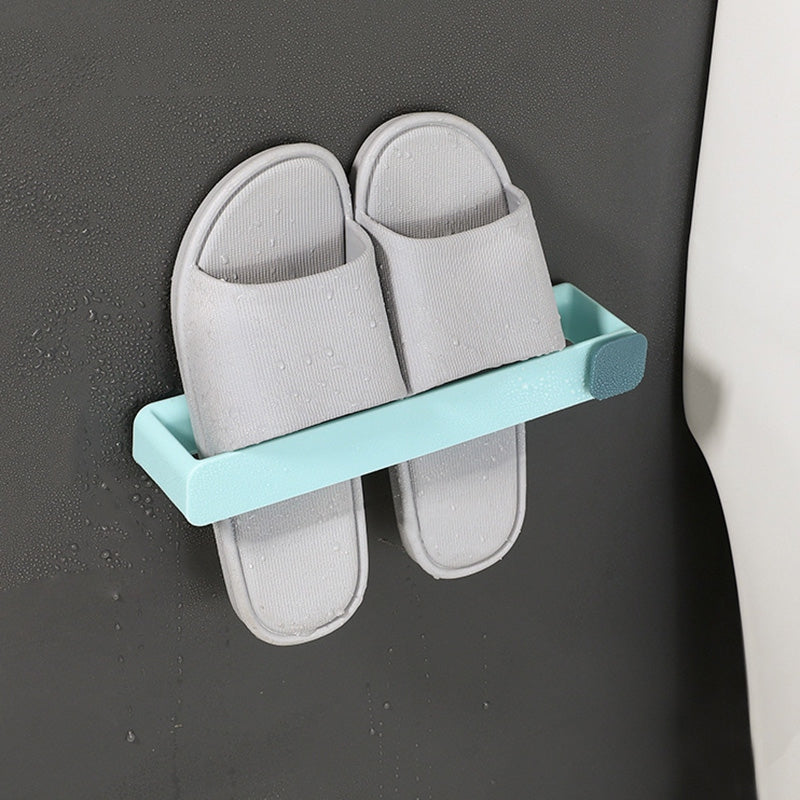 Punch-Free Shoe Rack Bathroom Slippers Rack a Lot Of Toilet Storage Wall Hanging Rack - Korvel