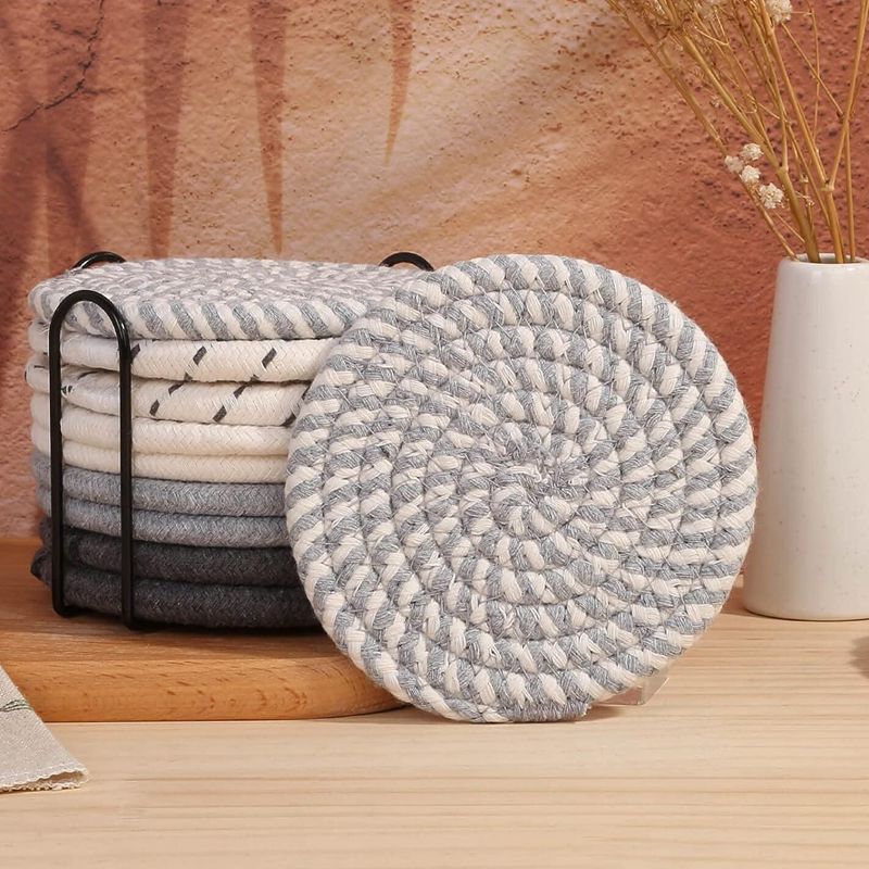 Hand-Woven Cotton Placemats for Elegant Dining