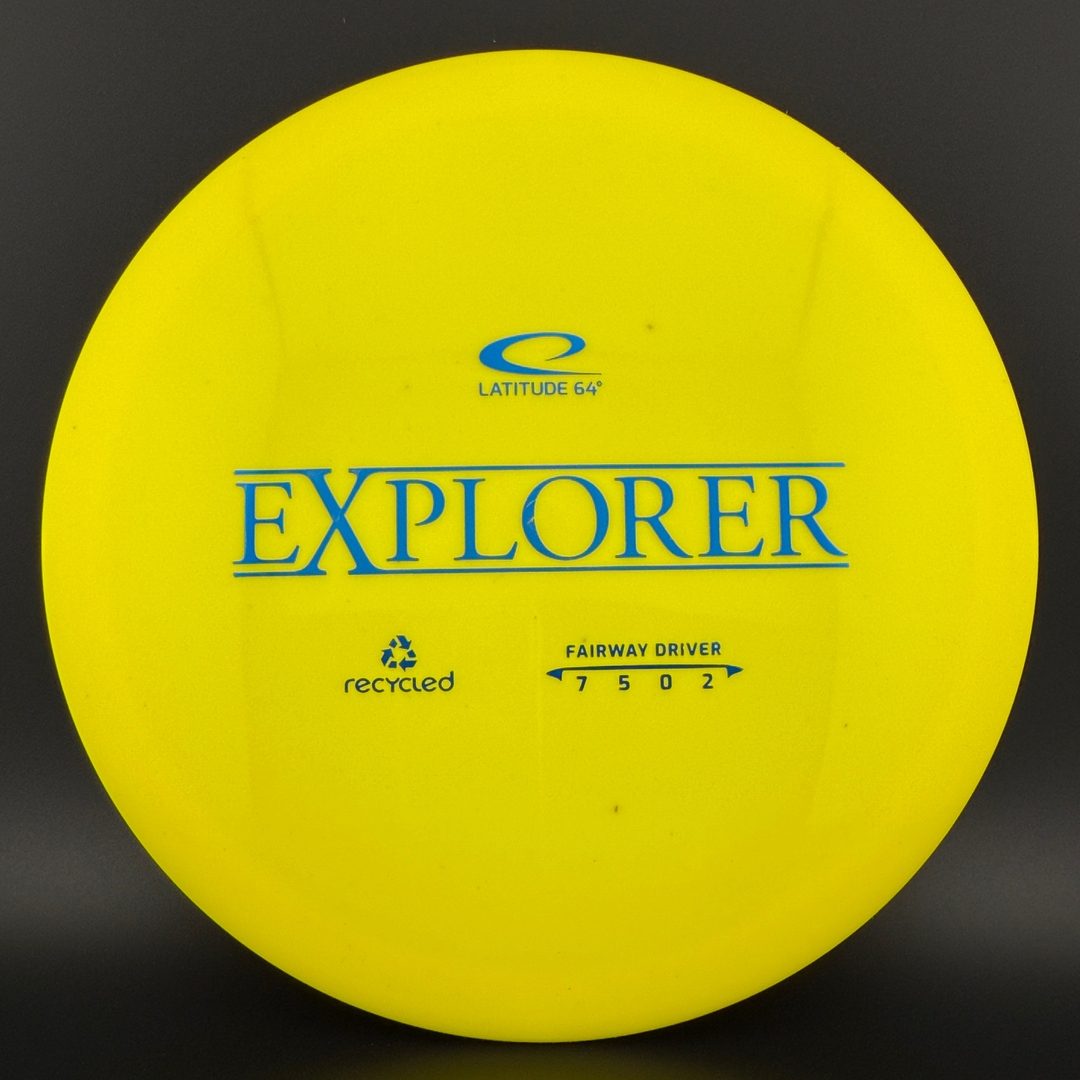 Disque de golf en plastique recyclé Explorer