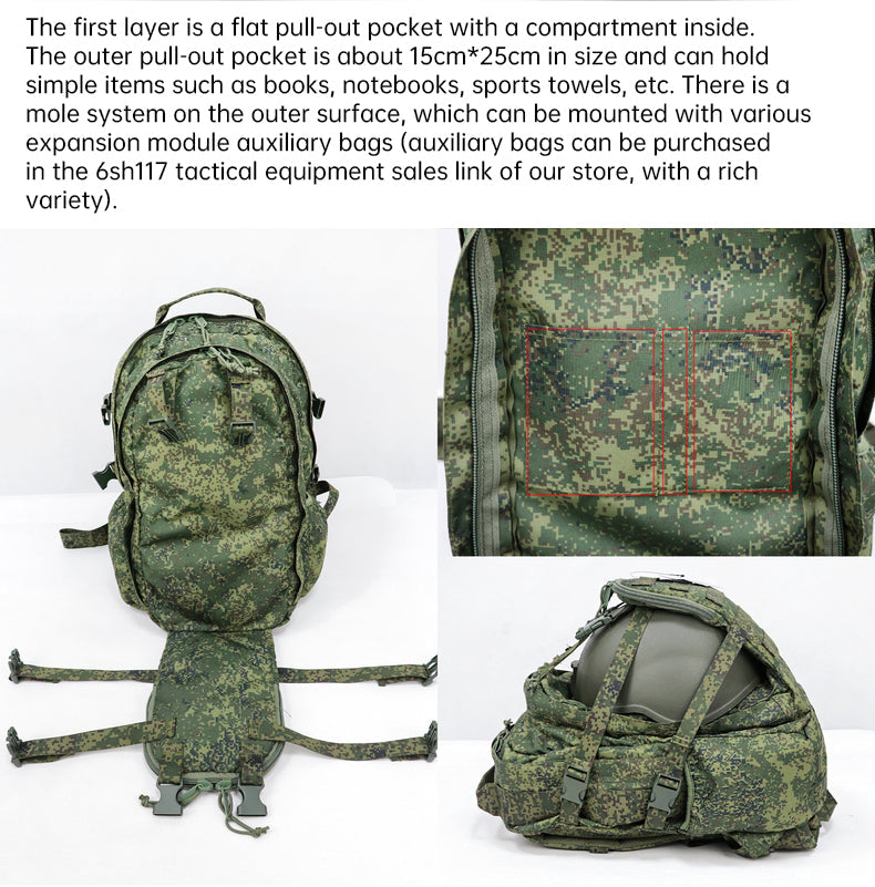 Russian Mammoth B Tactical Backpack - Premium Replica Design