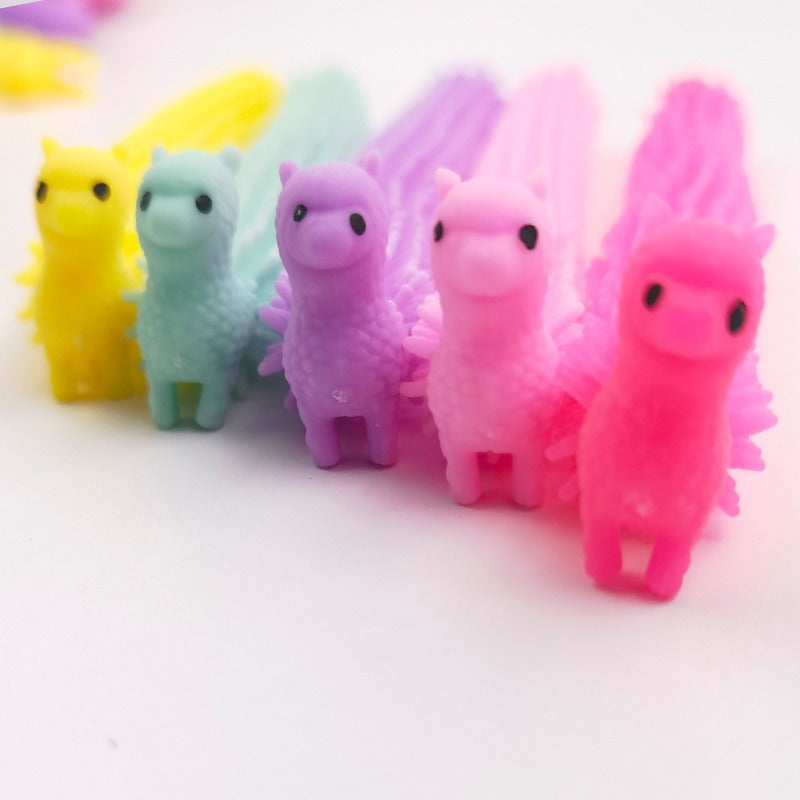 Cartoon unicorn cute pet animal lala music bracelet tpr soft rubber vent decompression noodle decompression toy - Korvel
