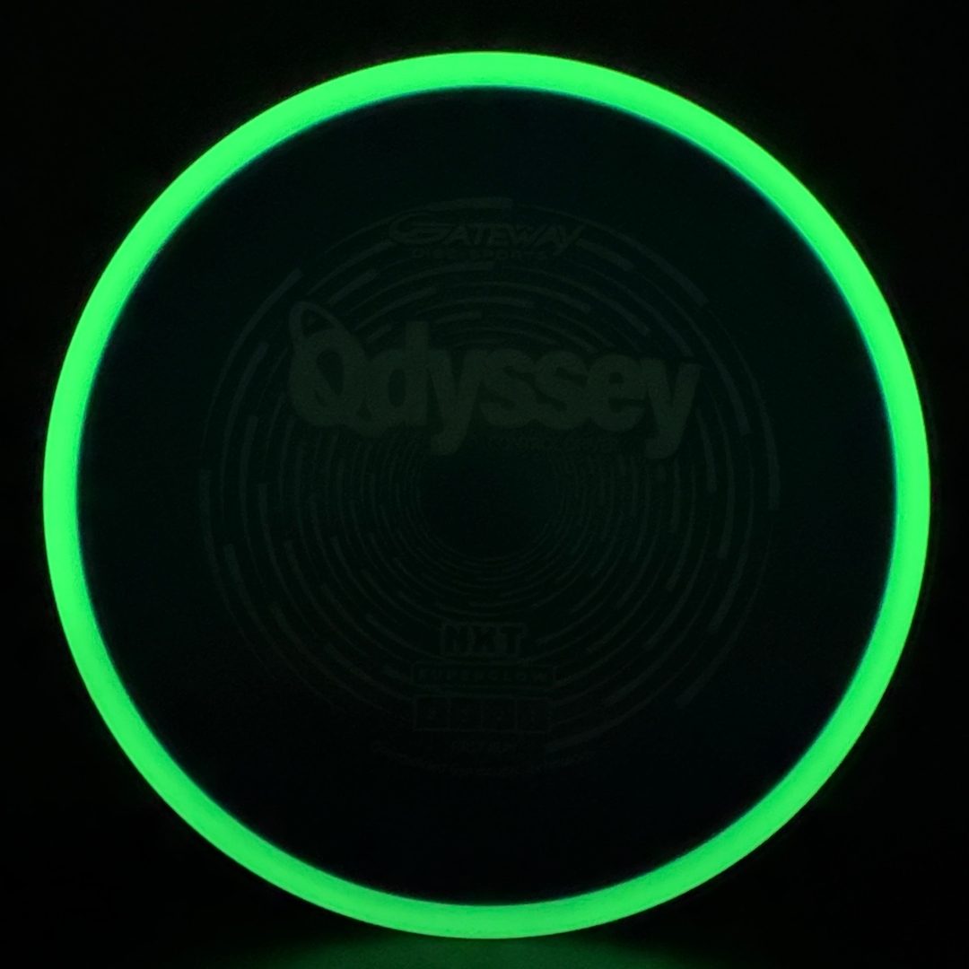 NXT Superglow Odyssey - First Run - Glow Rim Disc Golf Disc