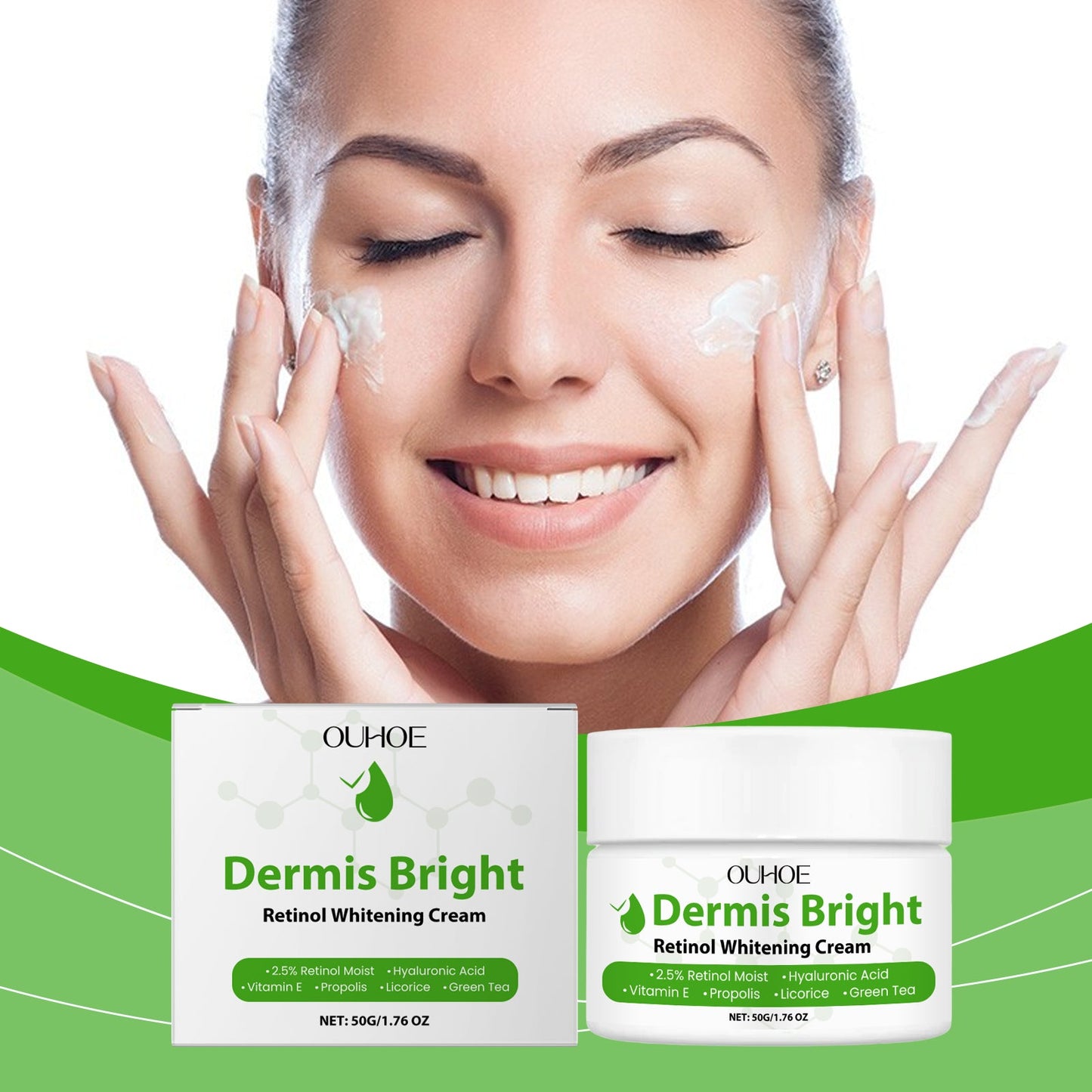 Retinol Brightening Cream for Silky, Elastic Skin