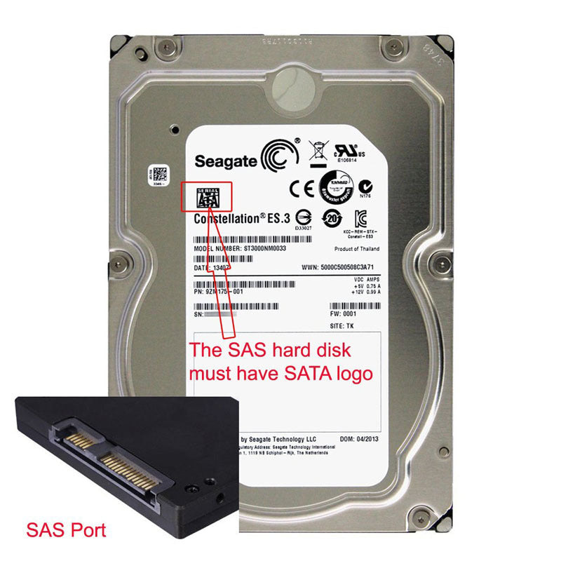 SATA to SAS adapter motherboard small port SAS adapter - Korvel