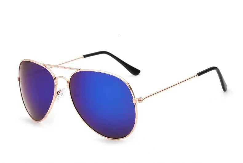 Sunglasses Colorful Toad Glasses Pilot Men And Women Models 3025 Color Film Reflective Sunglasses - Korvel