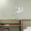 Moon Girl Mirror Sticker 1mm Acrylic 3D Wall Decal for Room and Bedroom Decorations - Korvel