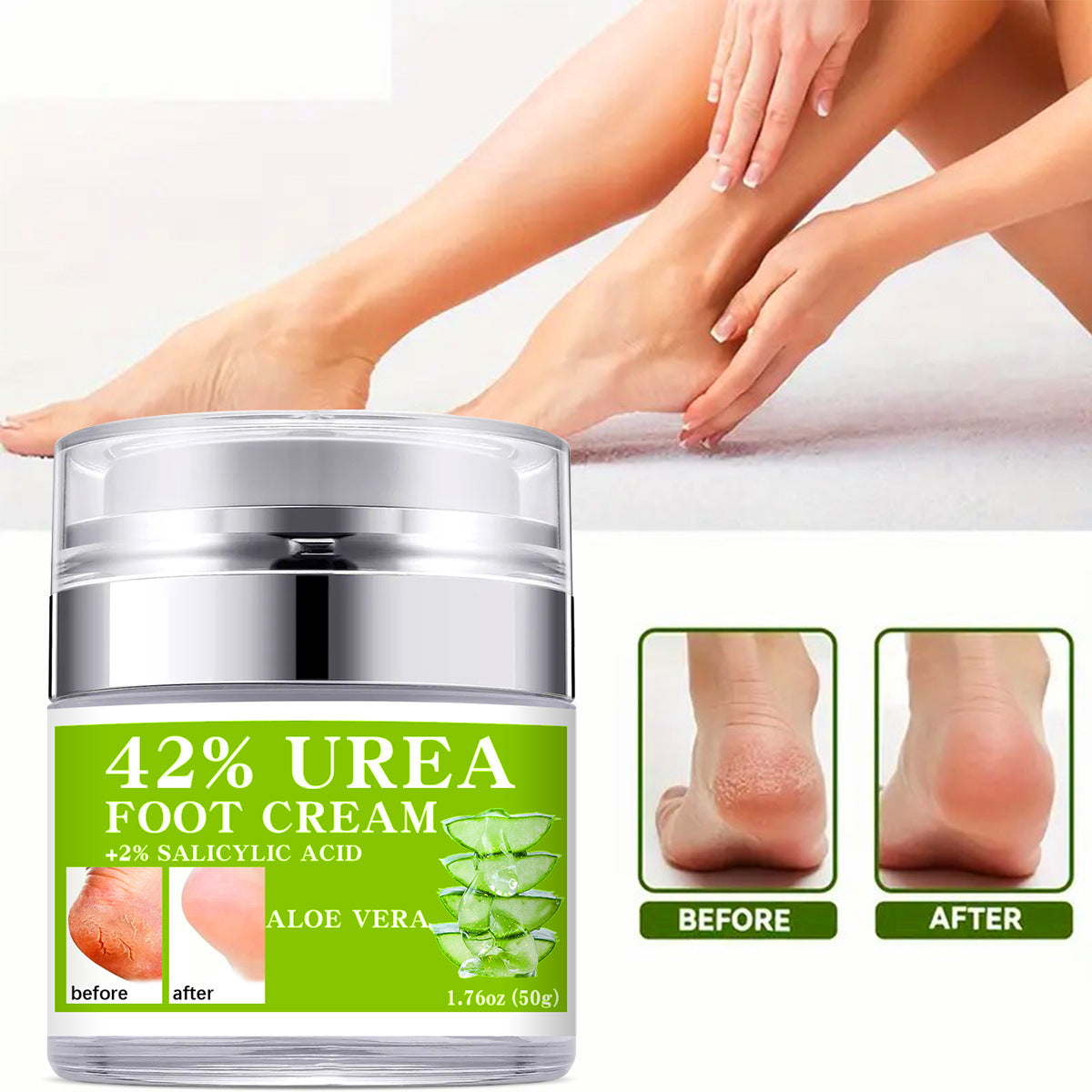Crème pour les mains et les pieds à 42 % d'urée - 50 ml