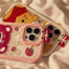 Coque de téléphone Cartoon Strawberry Bear pour iPhone 13/12/11/XS/7 Plus
