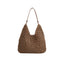 Hollow out straw woven bag woven belt armpit bag - Korvel