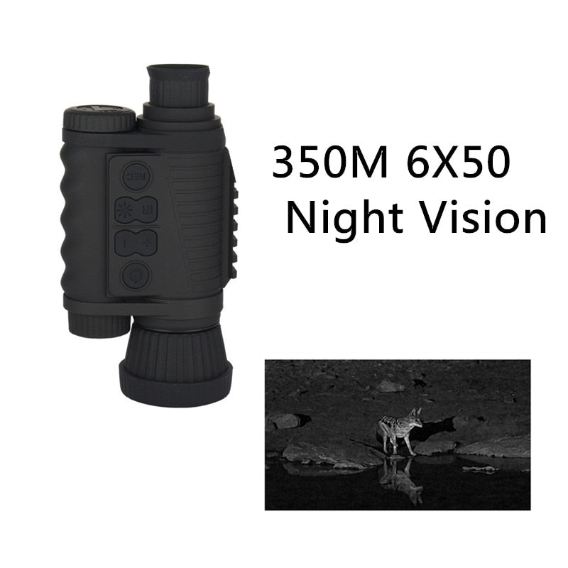 350M Range Handheld HD 6X50 Infrared Night Vision Monocular