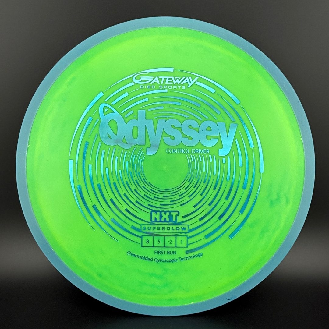 NXT Superglow Odyssey - First Run - Glow Rim Disc Golf Disc