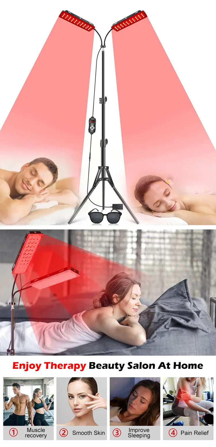 Lampe de physiothérapie infrarouge ajustable Nano