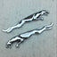 Suitable for Leopard car body stickers, personalized metal car stickers, Leopard metal leaf plate car stickers, matching install - Korvel