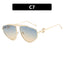 Irregular Frameless Sunglasses - UV400 Protection