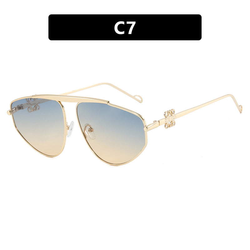 Irregular Frameless Sunglasses - UV400 Protection