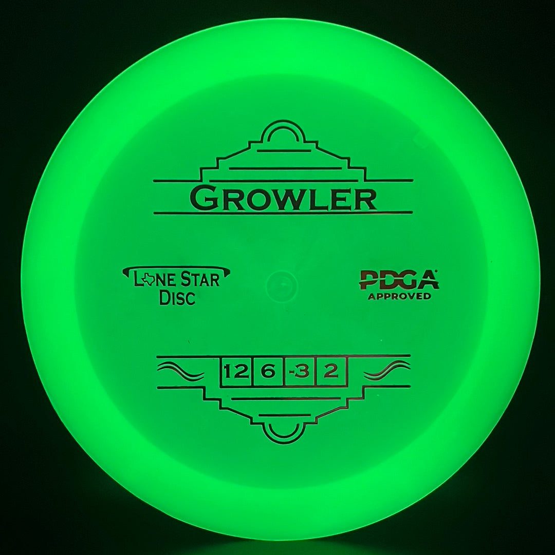 Lone Star Bravo Glow Growler Disc Golf Driver