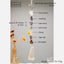 Natural Crystal Seven Color Gemstone Pendant