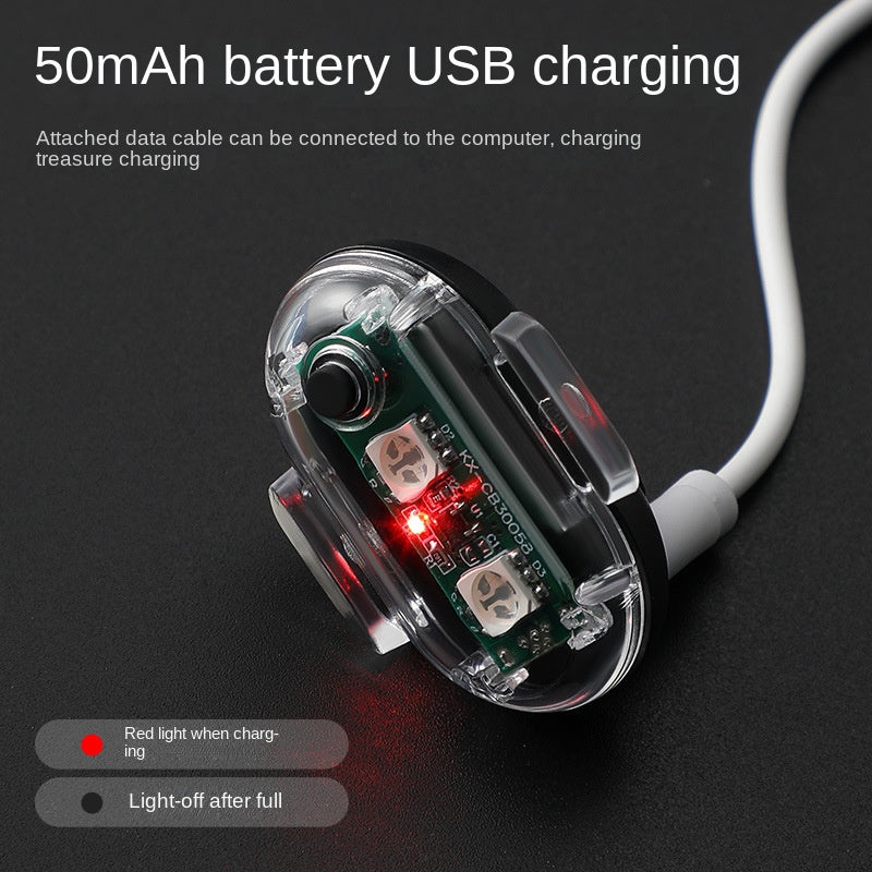 New Mini Bicycle Lights, Riding Taillights, USB Charging Riding Lights, Safety Warning Taillights, Riding Equipment - Korvel