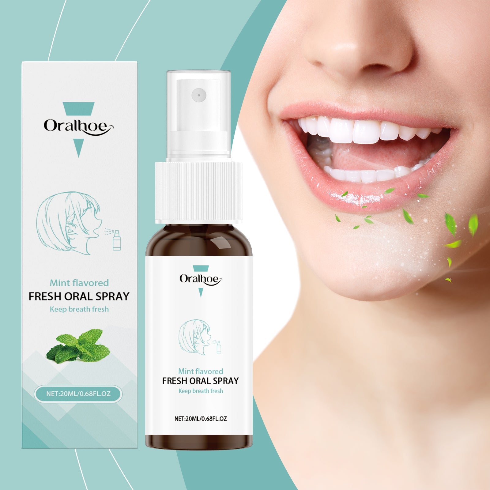 Mouth Freshening Spray Fresh Breath Deodorizer Care Mouth Health Freshening Spray - Korvel