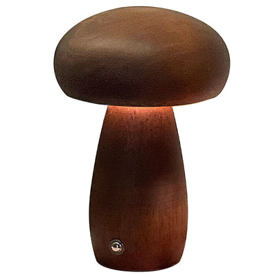 Mushroom lamp, LED charging night light, creative desk lamp, bedroom minimalist touch switch, ambient light, gift - Korvel