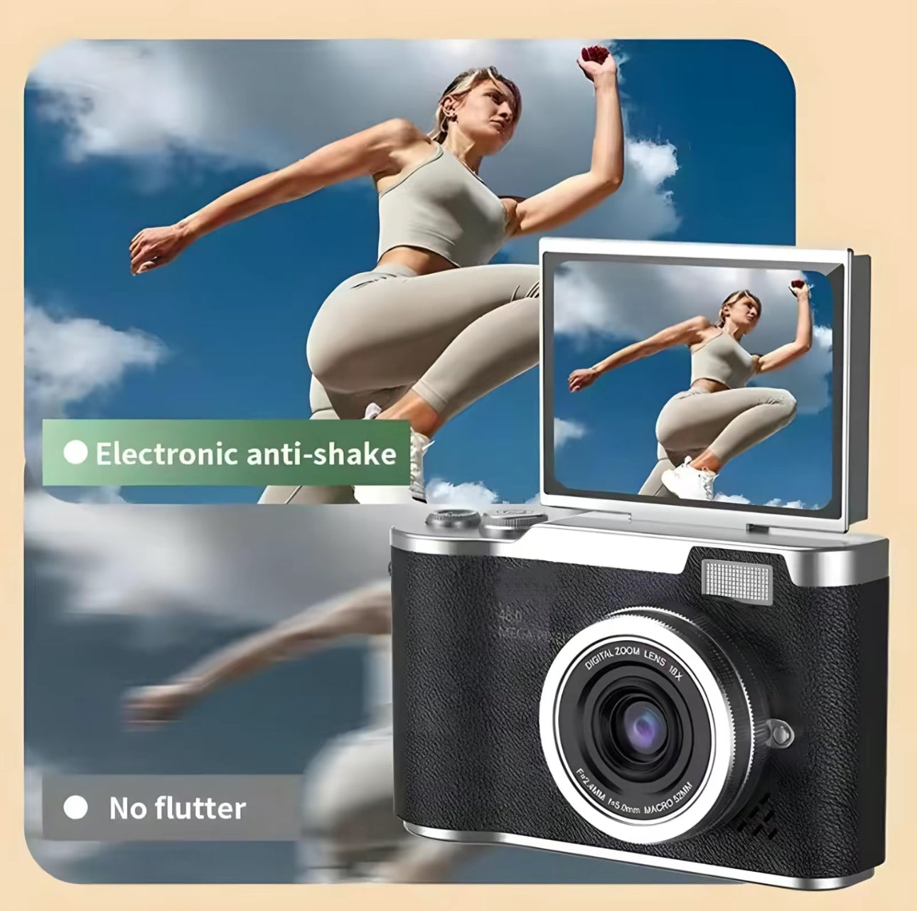 VlogSnap 1080P Camera - Compact & Versatile
