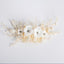 Queenco Gold Bridal Hair Comb Pearl Beads Wedding Hair Accessories Women Headpiece Girl's Hair Vine Party Hair Jewelry - Korvel