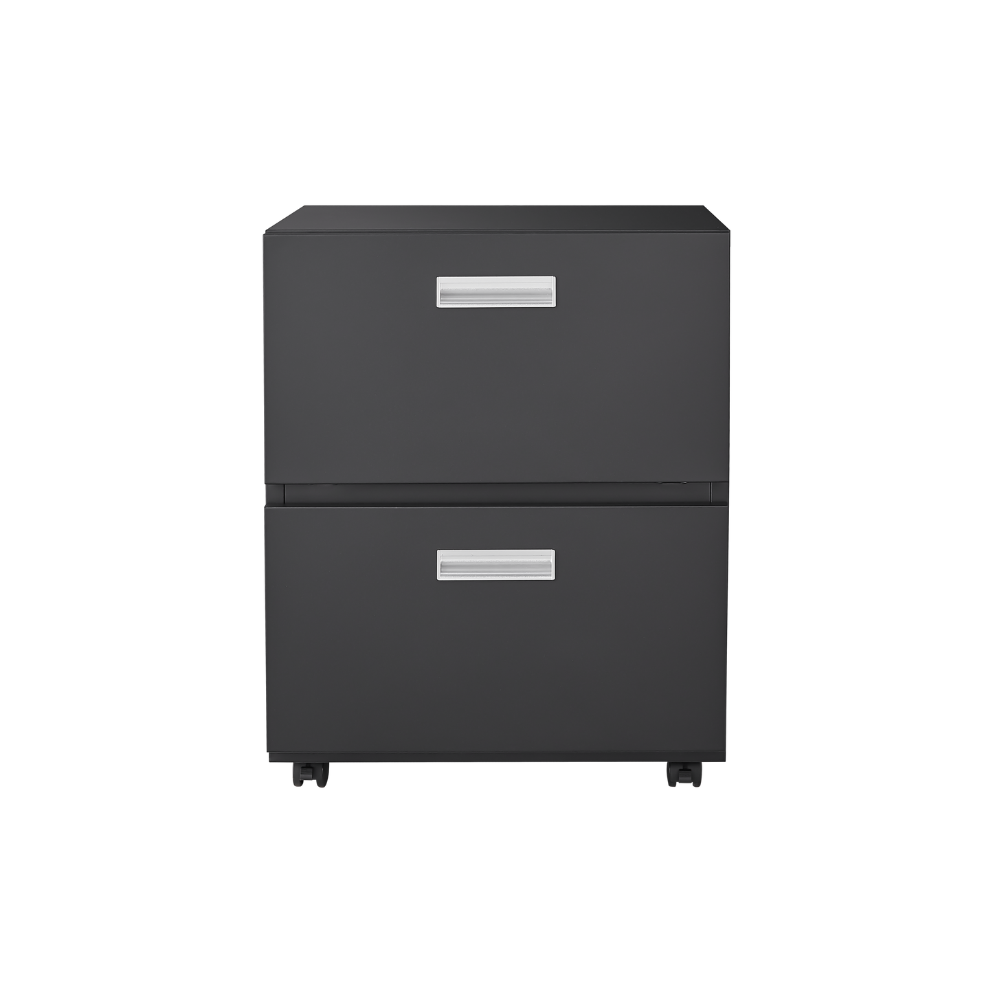 Office furniture Copier Cabinet black 2 door steel copier stand mobile pedestal file Printer Stand - Korvel