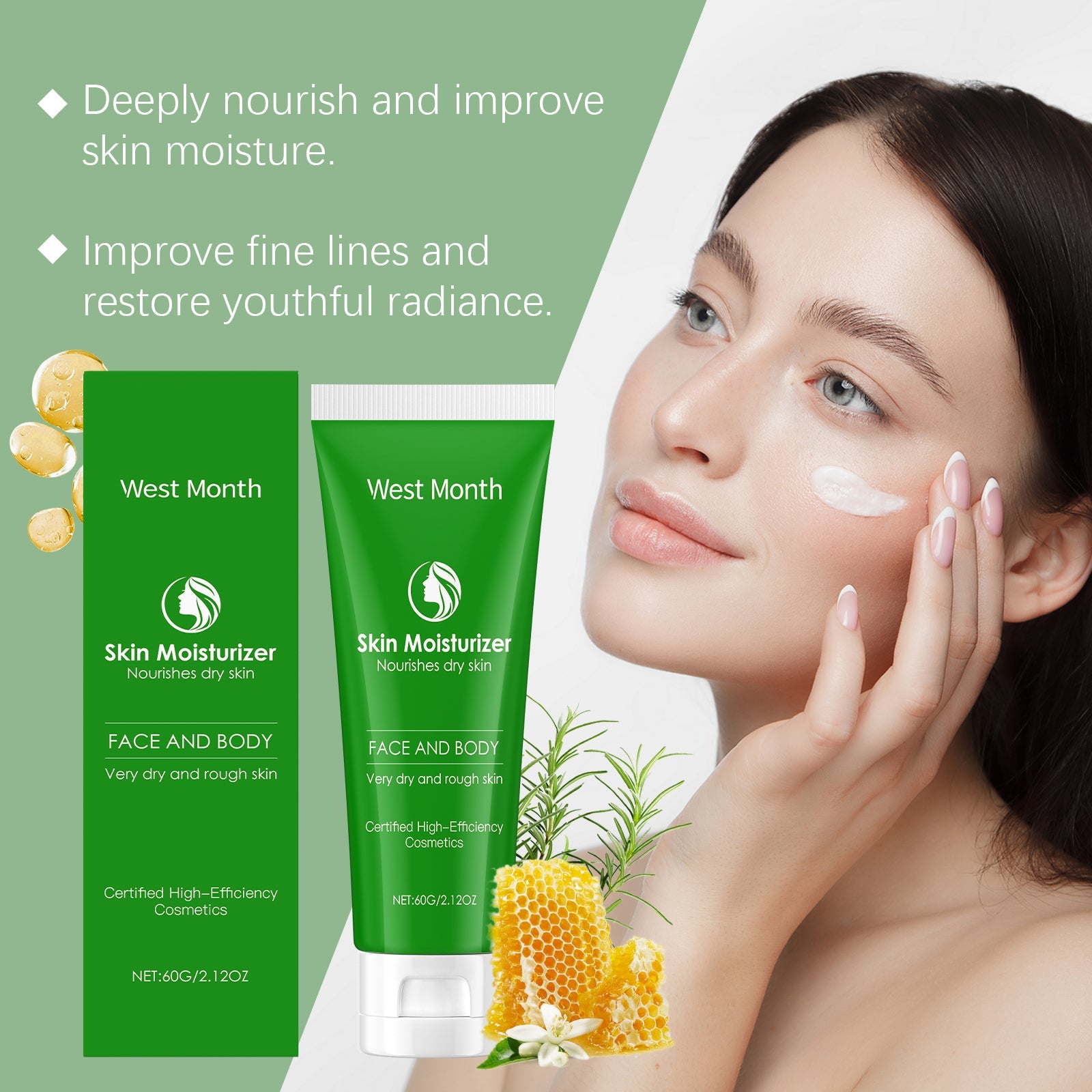 Moisturizing Moisturizer Gentle Moisturizing Facial Skin Repair Dry Moisturizing Moisturizing Face Cream - Korvel