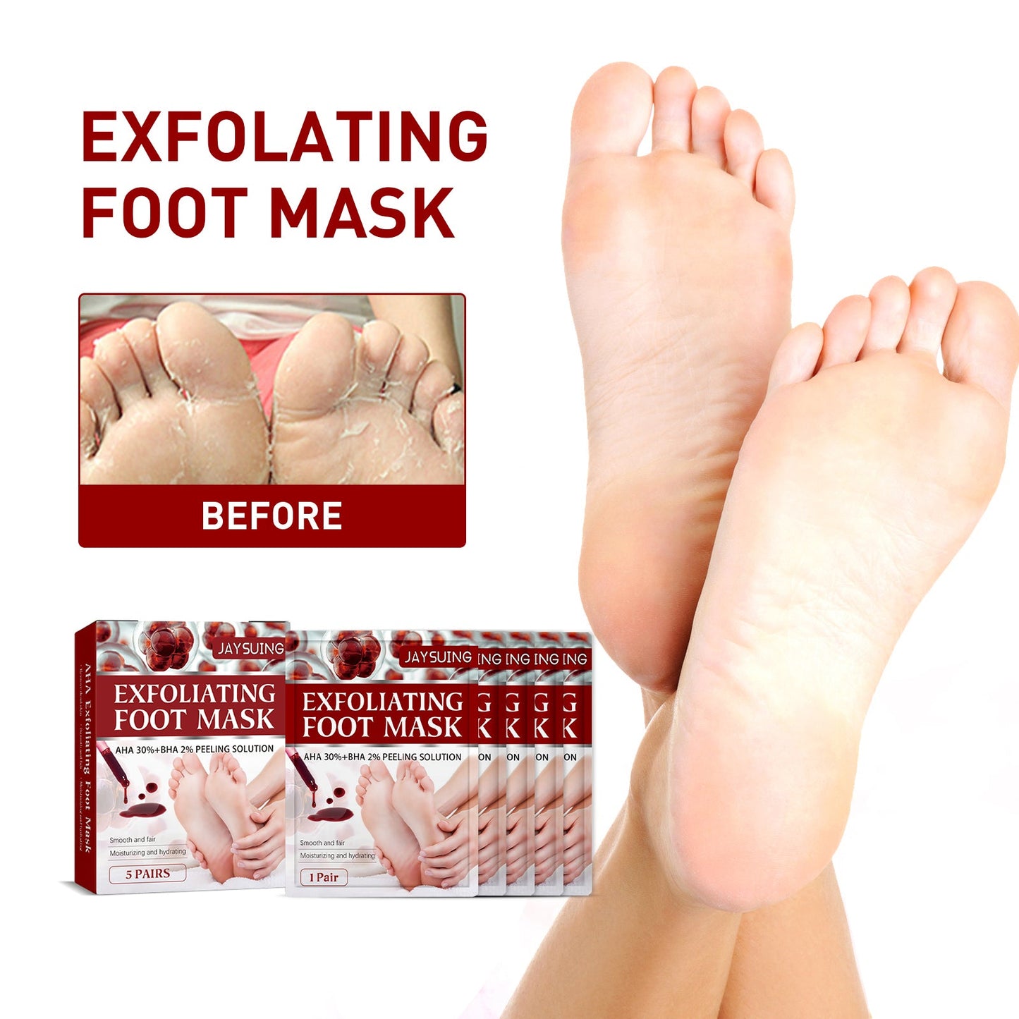 Exfoliating Foot Mask for Soft, Smooth Feet
