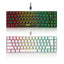 60% Mini 68 Key Mechanical Texture Film Gaming Keyboard ABS Material RGB Backlit Mini Portable Keyboard - Korvel