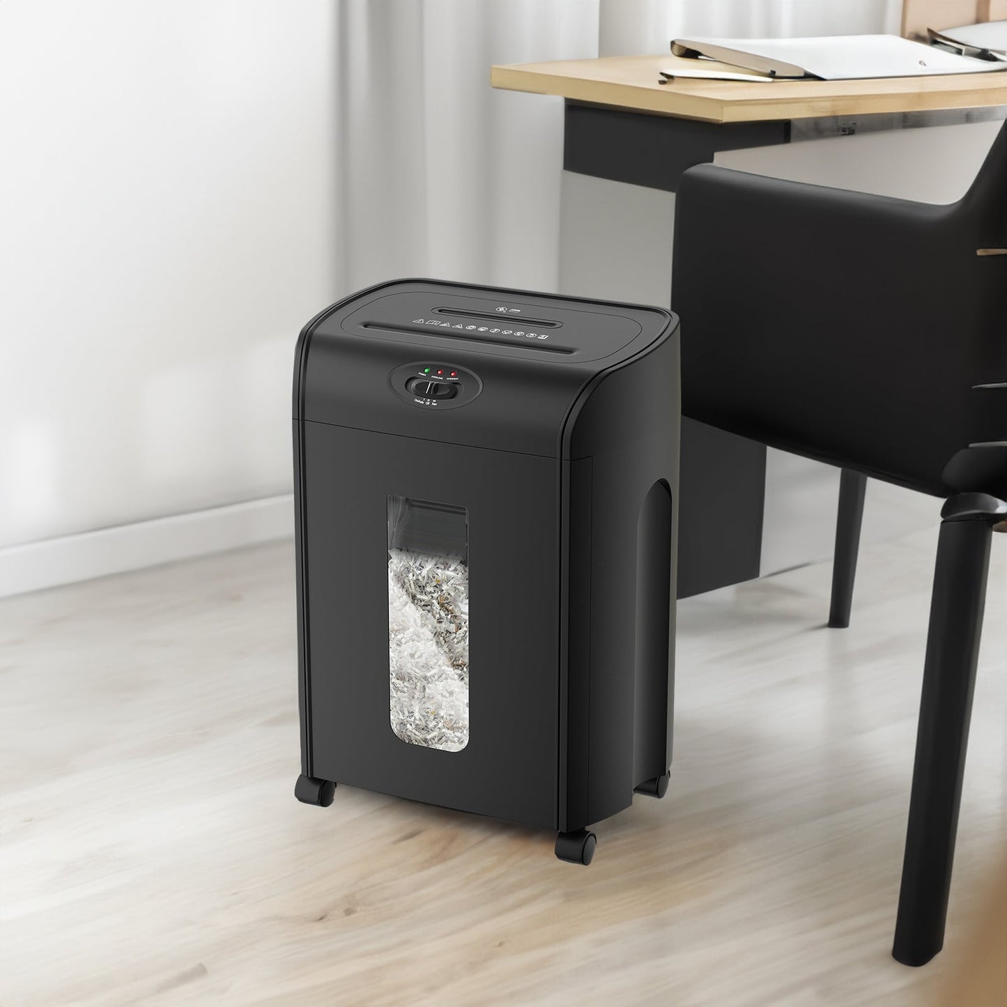 Heavy Duty Cross Cut Paper Shredder - 15 Sheets Capacity