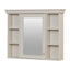 35'' x 28'' Blue Wall Mounted Bathroom Storage Cabinet with Mirror Door, Modern Bathroom Wall Cabinet with Mirror - Korvel