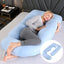 J-Shaped Pregnancy Pillow for Side Sleepers