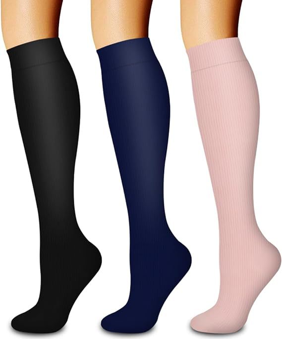 Sports pressure socks long tube socks calf socks compression socks skipping rope elastic cycling socks - Korvel