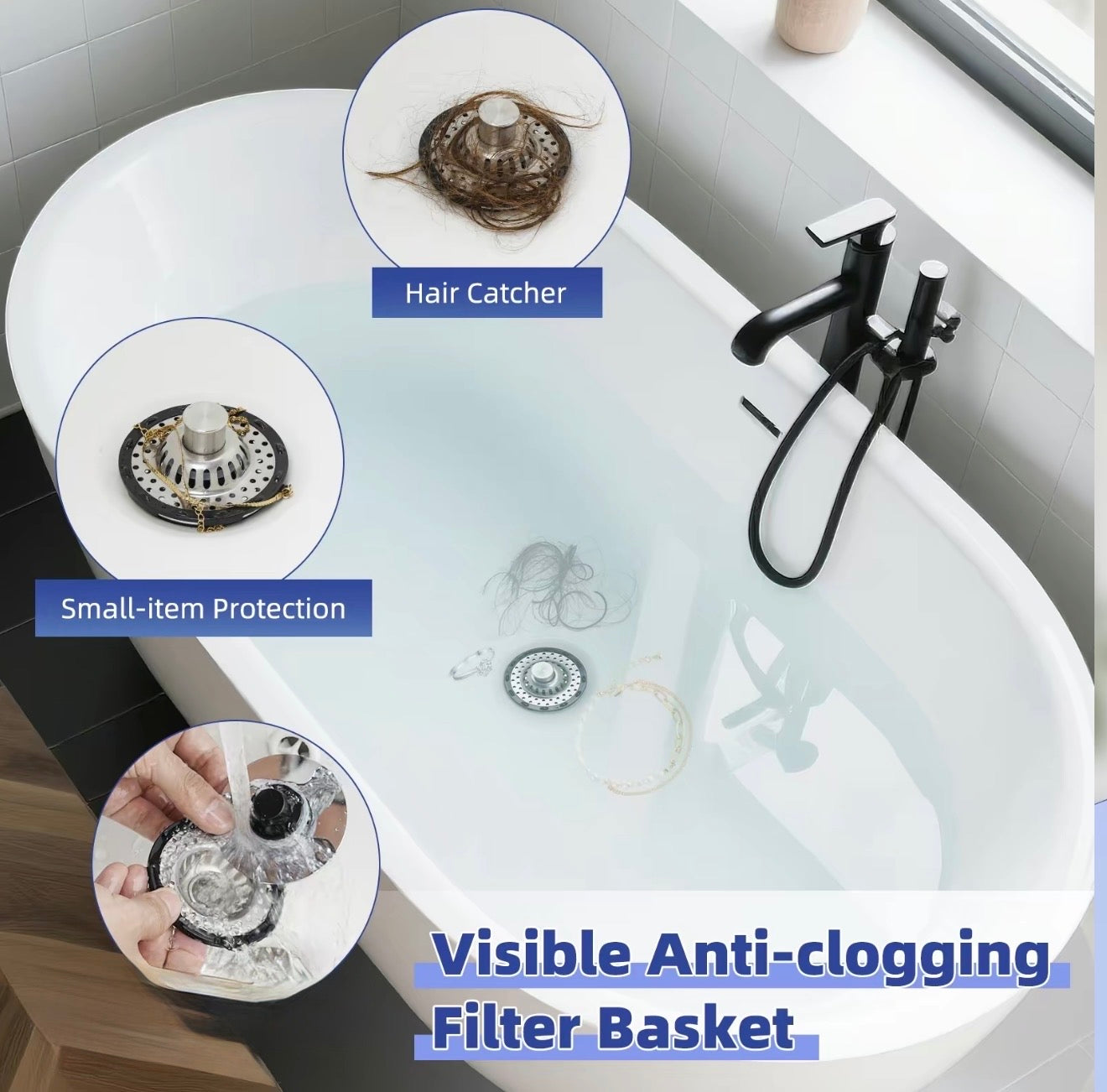 PureDrain Hair Catcher - Korvel