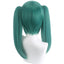 Hatsune Miku Vampire cos wig round head leather tiger clip double horsetail animation - Korvel