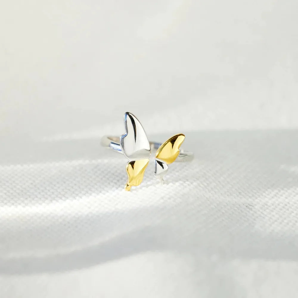 925 Sterling Silver Butterfly Ring - Korvel