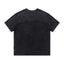 Spliced Raw Edge Short Sleeve T-Shirt Unique Design Hip Hop Men's Washed Vintage Casual Tee - Korvel