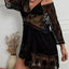 Sexy lace loose beach vacation hooded skirt bikini jacket swimsuit women - Korvel
