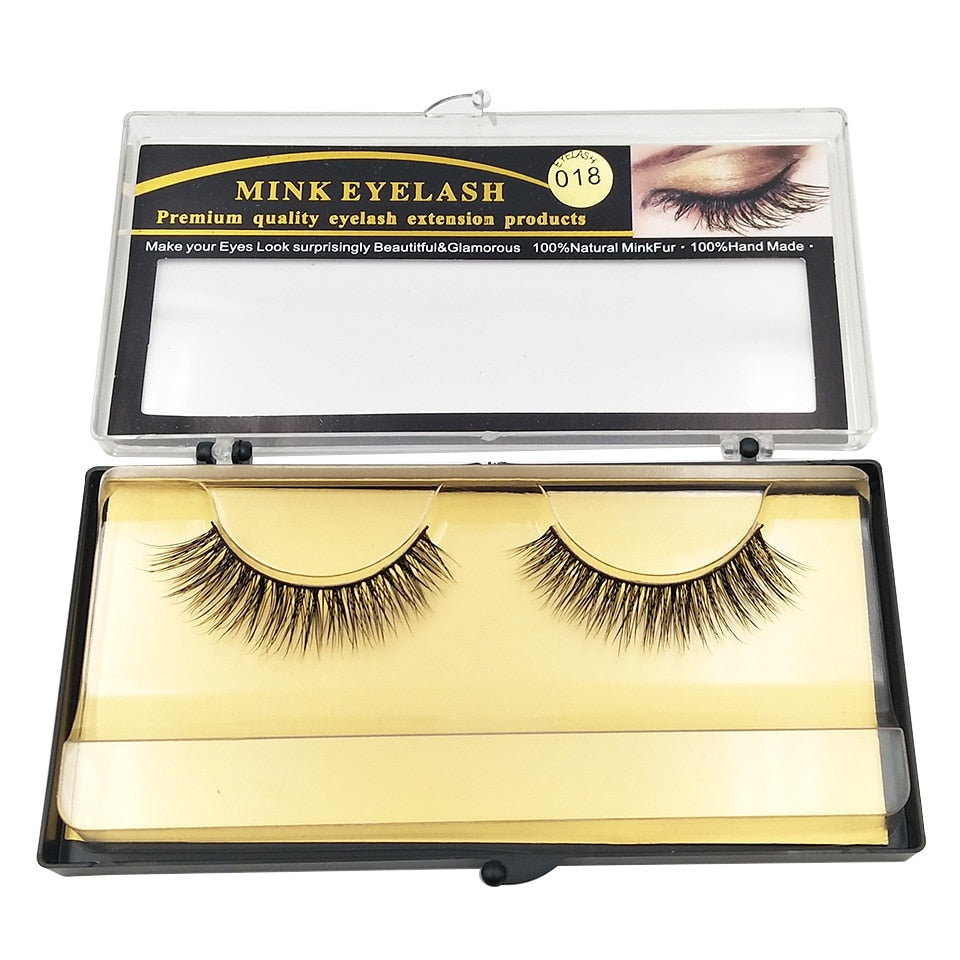 Premium 3D Mink False Eyelashes - Natural & Lightweight