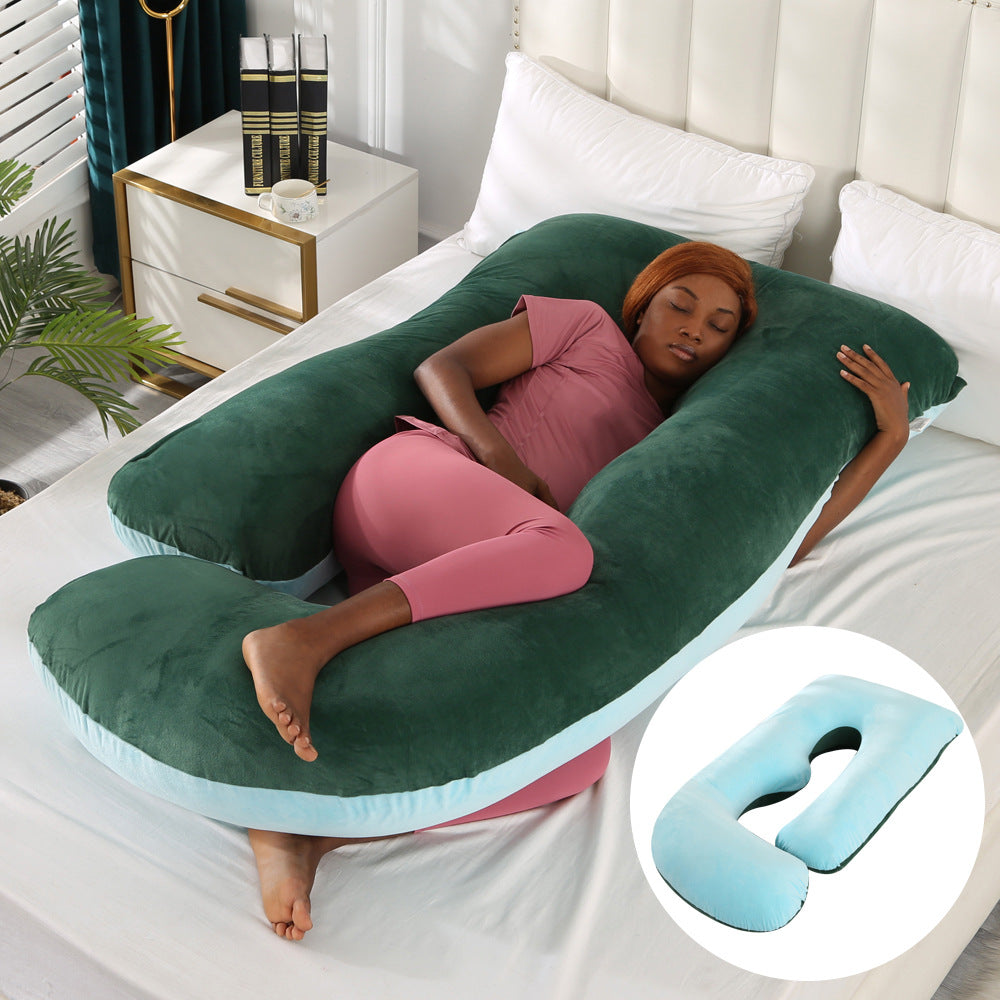 J-Shaped Pregnancy Pillow for Side Sleepers